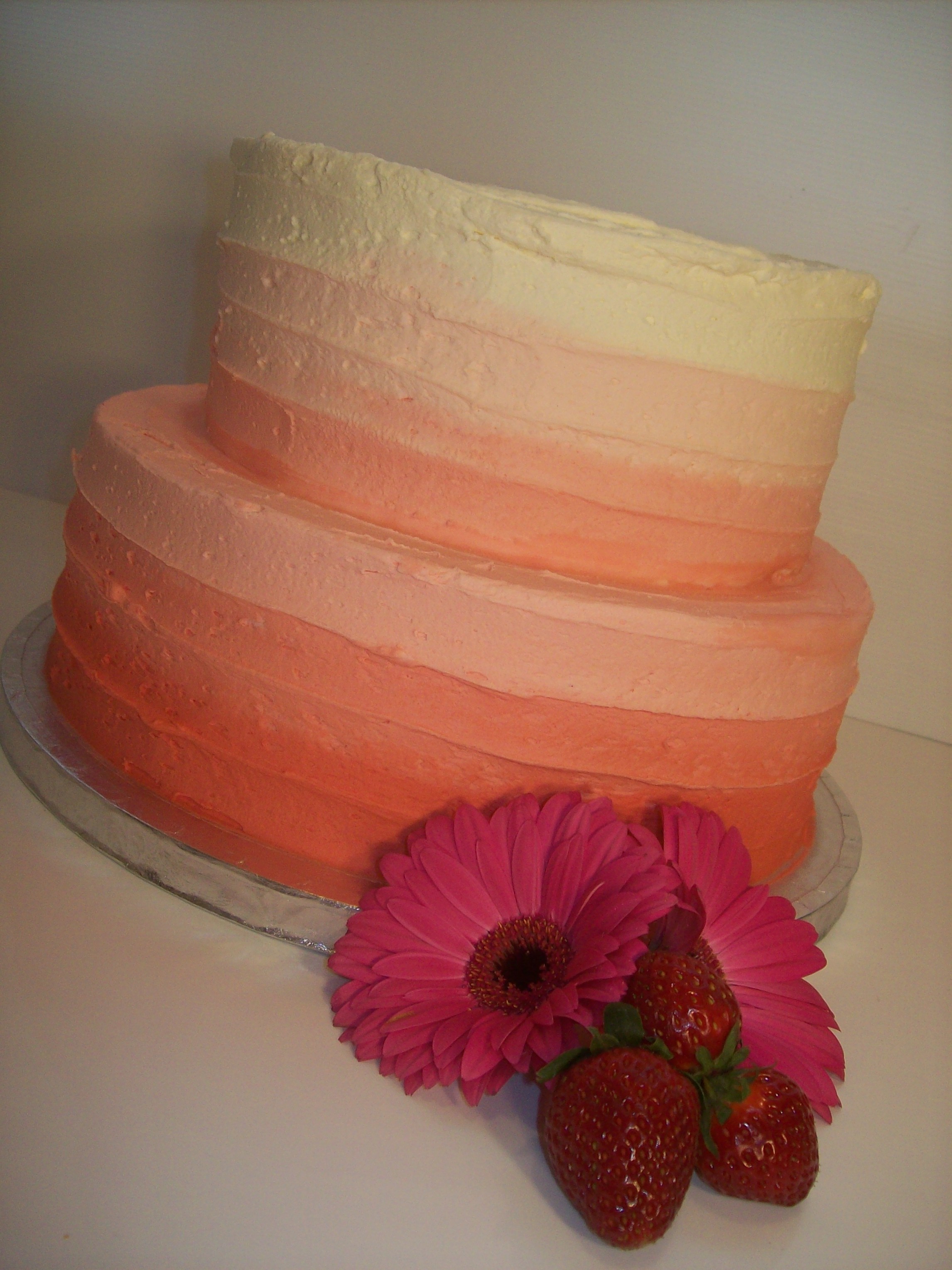 Ombre Birthday Cake 295 • Temptation Cakes Temptation Cakes