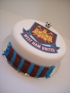 west ham united cake