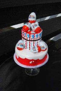 kinder surprise cake