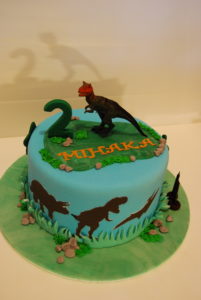 dinosaur cake