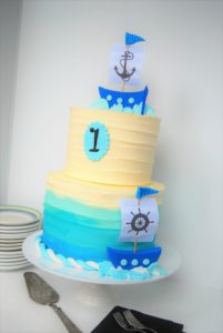sail boat cake