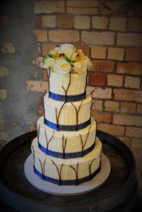 woodlands wedding cake
