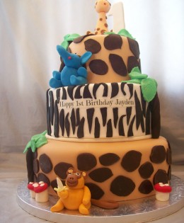 3 Tier Jungle Themed Cake $699