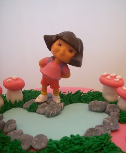 Pink Dora Cake 8 inch $259