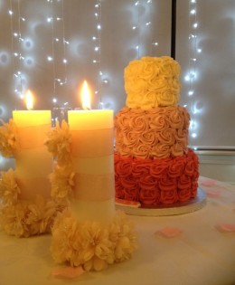 Rosette Wedding Cake $699