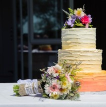 Apricot Ombre 3 Tier $595
