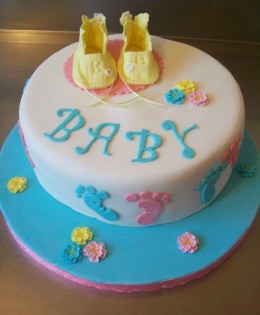 Baby shower or christening cake $299