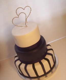 Purple Black & White 3 tier $699