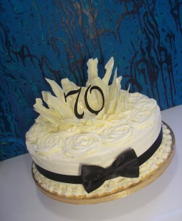 70th Birthday Cake $295 (12 inch)