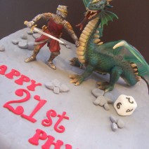 Dungeons & Dragons Cake $249