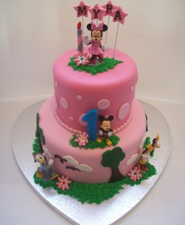 Pink Minnie Mouse 2 Tier $399