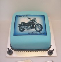 Edible Image Motorbike Cake $165 (8 inch)