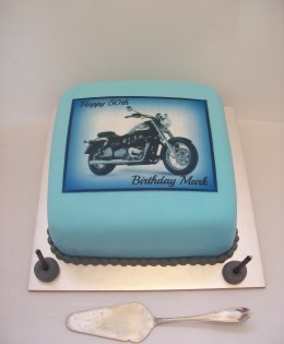 Edible Image Motorbike Cake $165 (8 inch)