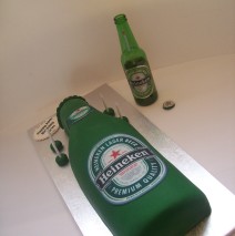 Heineken Bottle Cake $250