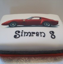 Edible Image Ferrari Cake $199 (10 inch)