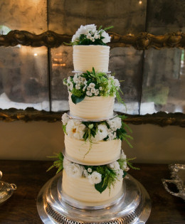 4 Tier Wedding cake $649 (flowers not included)