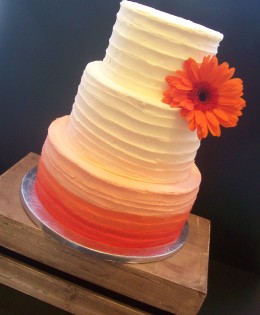 Ombre Wedding Cake $595