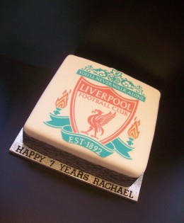 Edible Image Liverpool Cake $199 + for $25 writing