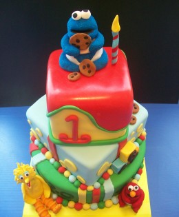 3 Tier sesame Street Cake $699