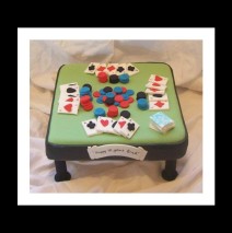 Poker Table Cake $295