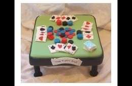 Poker Table Cake $295