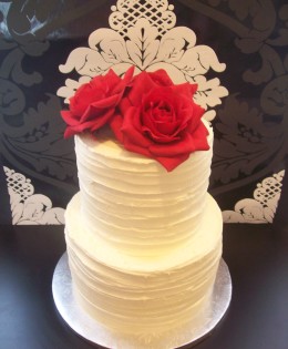 Buttercream Wedding Cake (10 & 8 inch) $499