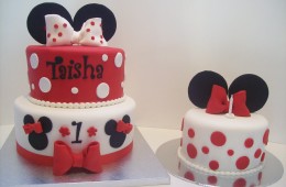 Minnie Mouse Cake & Smash Cake $699 (10,8 and 6 inch)