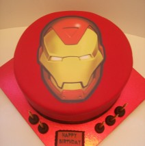 Edible Image Iron Man Cake $199 (10 inch)