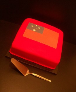 Edible Image Samoan Flag Cake $199 (10 inch)