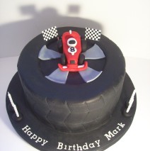 Tyre Racing car Cake $295
