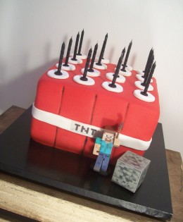 Minecraft Cake $225