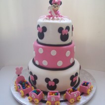 Minnie Mouse M&M Train Cake $695