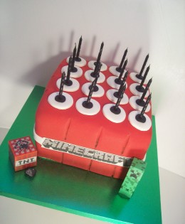 Minecraft Cake $225