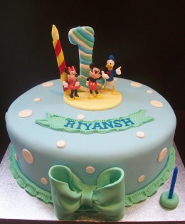 Mickey Mouse 1st Birthday Cake $195