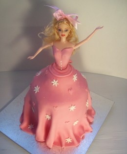 3D Barbie cake $175