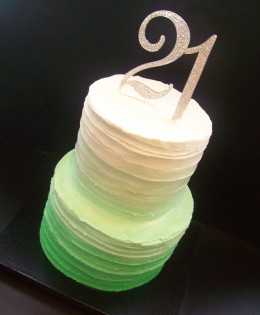 Bling Ombre 21st Cake $399