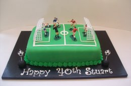 Soccer Cake $299 (11 by 9 inch slab)