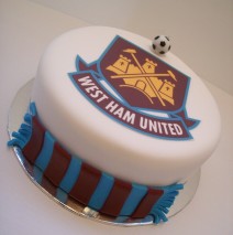 West Ham United Cake 8 inch $165