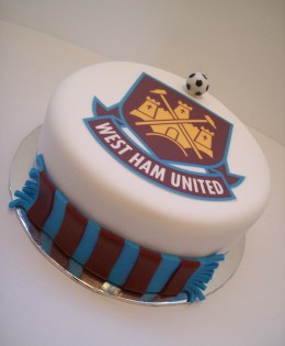 West Ham United Cake 8 inch $165