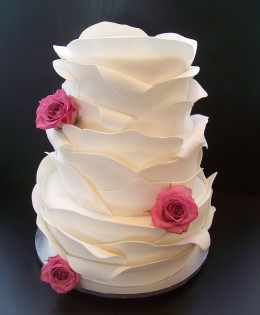 Petal Wedding Cake $850