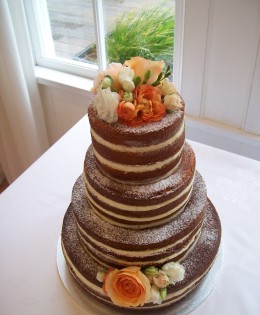 Naked Wedding Cake $550