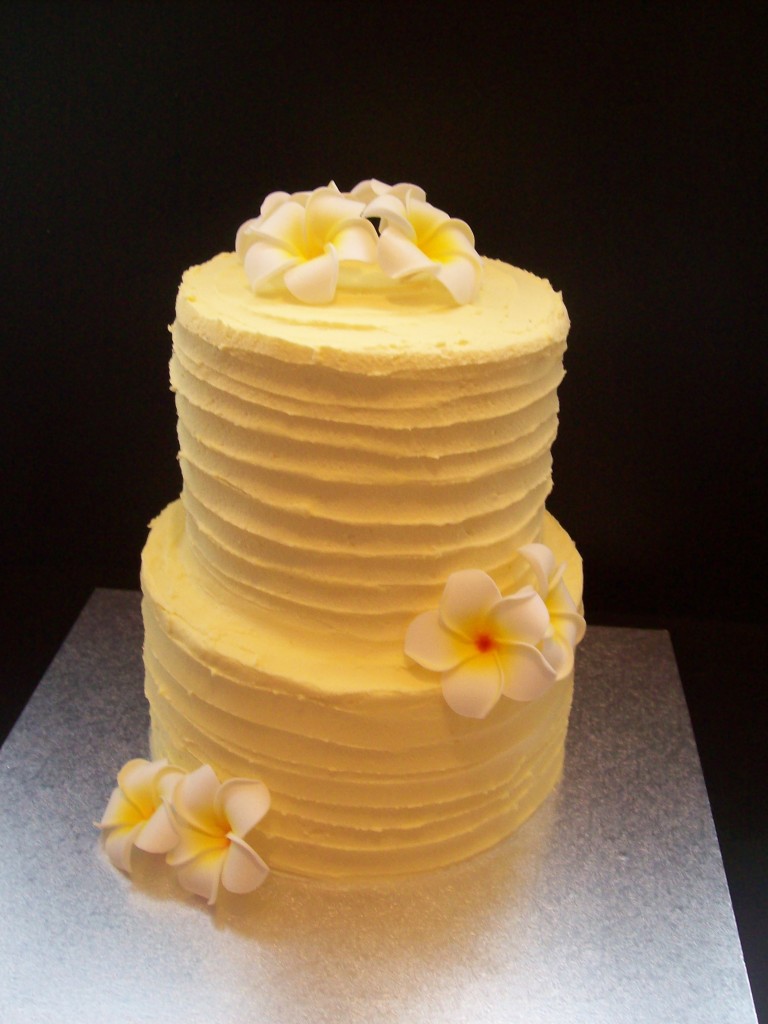 Silk Frangipani Cake $249 (50 pax) • Temptation Cakes | Temptation Cakes