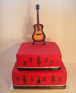 Guitar Cake $495