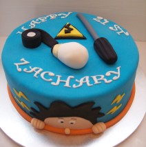 Electrician Cake $299 (8 inch)