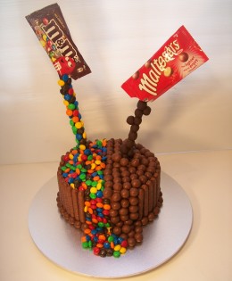 M&M Maltesers Cake $225