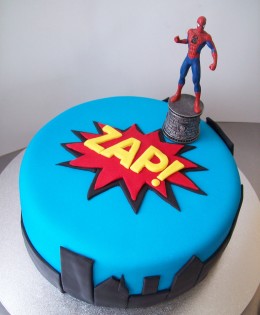 Spiderman ZAP! Cake $249 (8 inch)