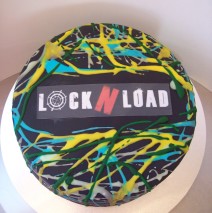 Lock N Load cake $249 (8 inch)
