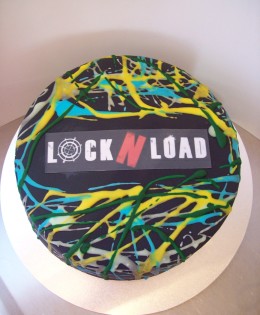 Lock N Load cake $249 (8 inch)