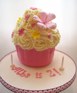 Hibiscus Giant Cupcake $249