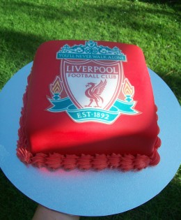 Edible Image Liverpool Cake $165